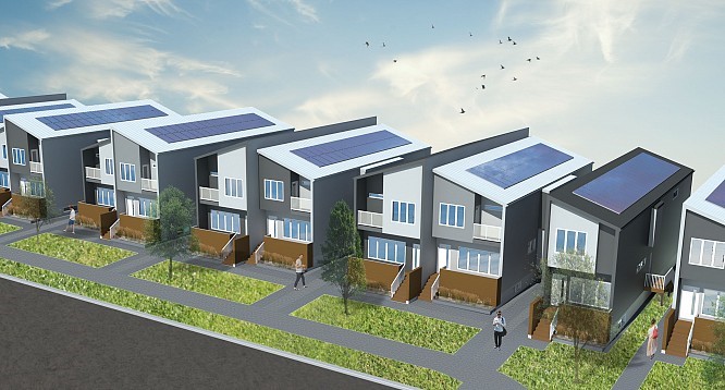 Concept image of Parliament Point Townhouses