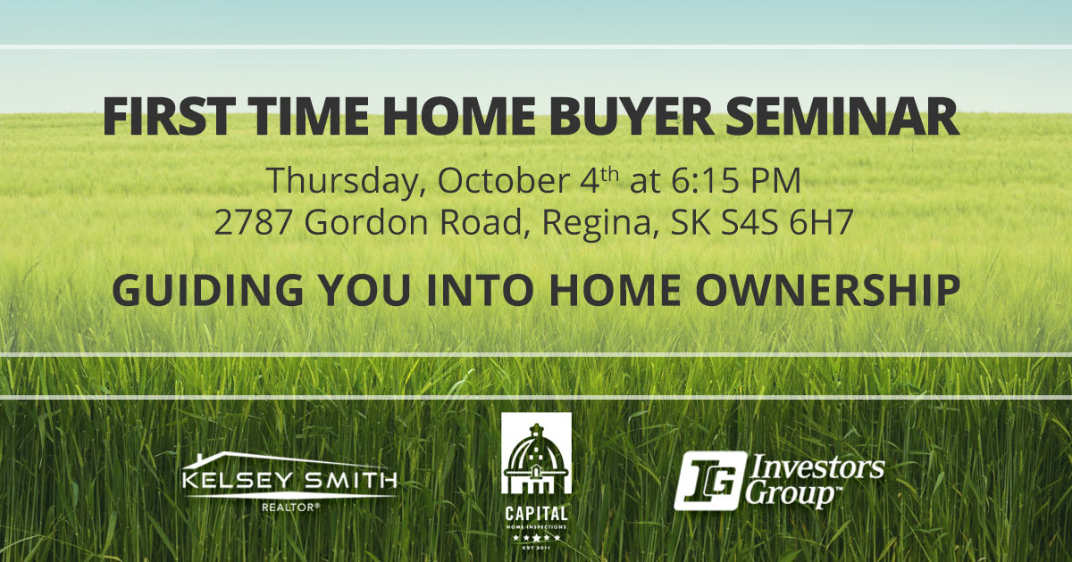 October 4, 2018, Regina Home Buyer Seminar